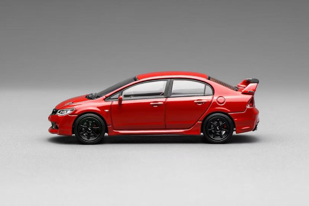 FREESTYLE MOTORHELIX Масштабная модель Honda Civic Mugen RR Красная Готовая модель M65410 1/64 (ФД2)