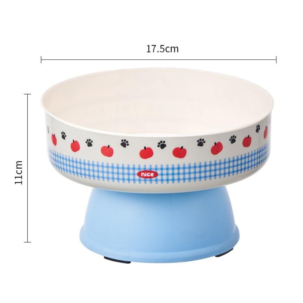 Cartoon Cat Food Water Bowl Anti Slip Elevated Cats Feeder Bowl  for Kitten/Puppy/Bunny