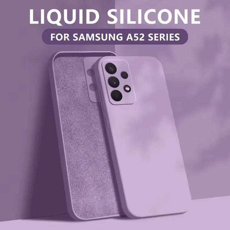 Жидкий силиконовый чехол для Samsung Galaxy S26 Edge S25 S24 S23 S22 Ultra Plus S24 FE A56 A54 A53 A55 Защита камеры Мягкий чехол