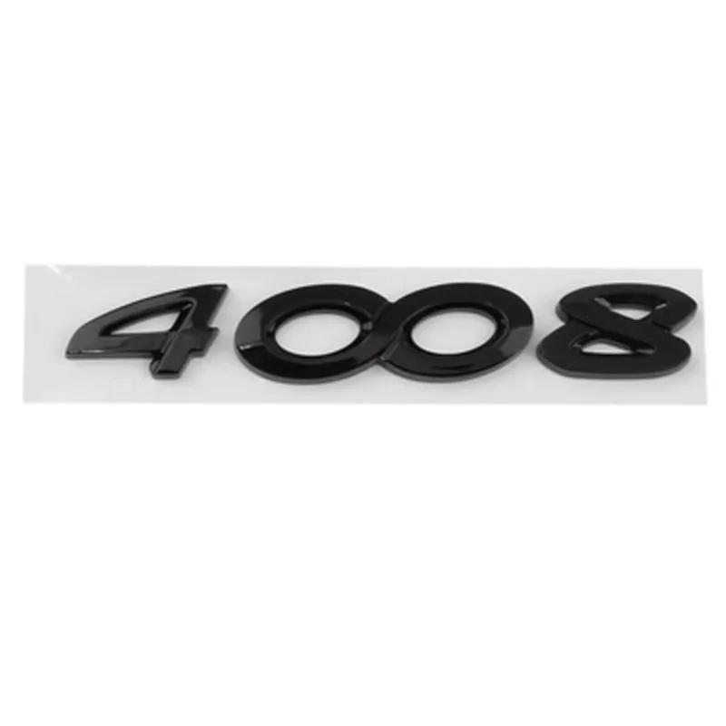 2026 Hot Car Sticker For Peugeot 2008 3008 4008 5008 3D ABS Silver Black Logo 2008 3008 4008 5008 Emblem Car Badge Trunk Decal S