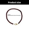 Beaded Necklace Glass Beads Copper 31-40cm Gold Plated Chain Double Toggle Clasp for Fashion Lovers Party Jewelry
