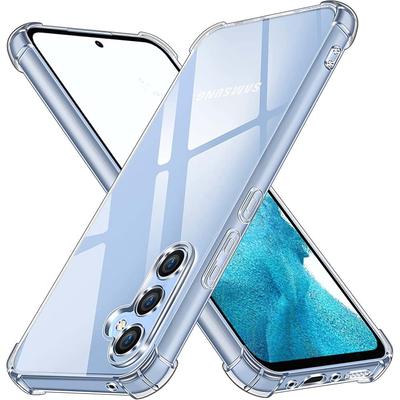 Толстый противоударный силиконовый прозрачный чехол для телефона Samsung Galaxy A54 5G A34 5G A24 4G A14 4G A04e A50, защитный чехол, задняя крышка
