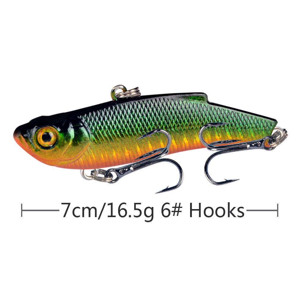 Рыболовная приманка Minnow VIB 7-цветная 7 см/17 г