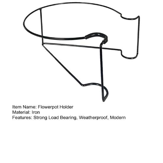 Балконные перила, держатель для цветочного горшка, плавающие перила, полка для цветов, металлическая крытая и наружная вертикальная лестница, подвесной горшок для растений, зажим для подставки, кронштейн