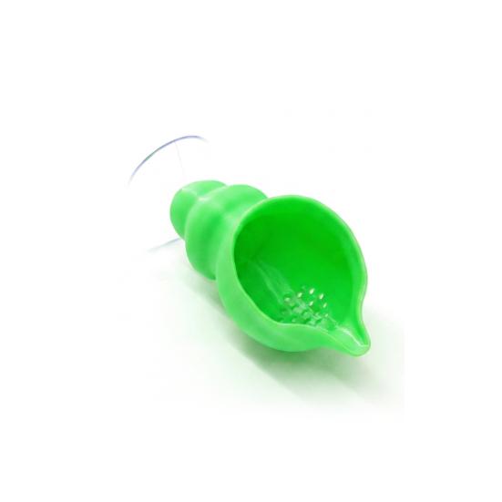 Betta Hammock Shell, Betta Fish Bed with Suction Cup, Plastic Conch Shell Fish Hammock, Resting Spot for Betta, Shrimp, Cichlid, Small Fish Tank Decor