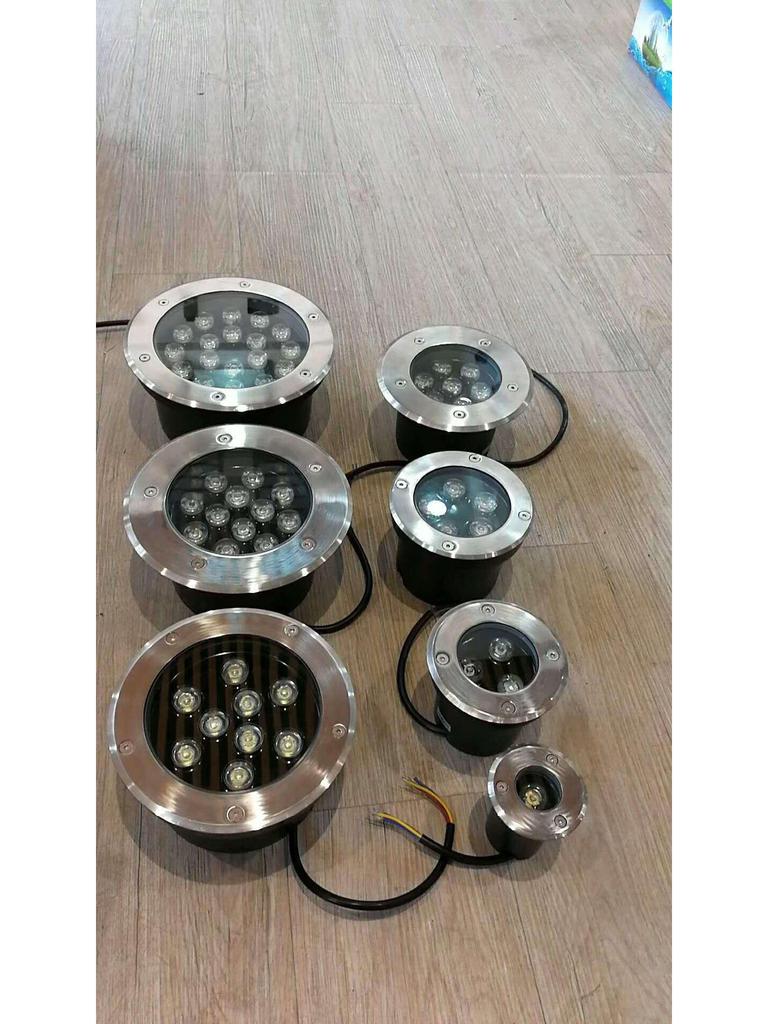 Встраиваемый грунтовый светильник из нержавеющей стали 304, диаметр 65 мм, ландшафтный светильник 3 Вт с грунтовым колышком для освещения двора.