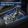 For Mazda 3 Axela -2024 Car Interior Film Center Console Navigation Screen Gear Transparent TPU Protective Film Anti-scratch
