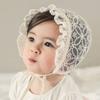 White Baby Lace Hat Breathable Girl Sunhat Ins Lace Ruffle Hat  Photo Props