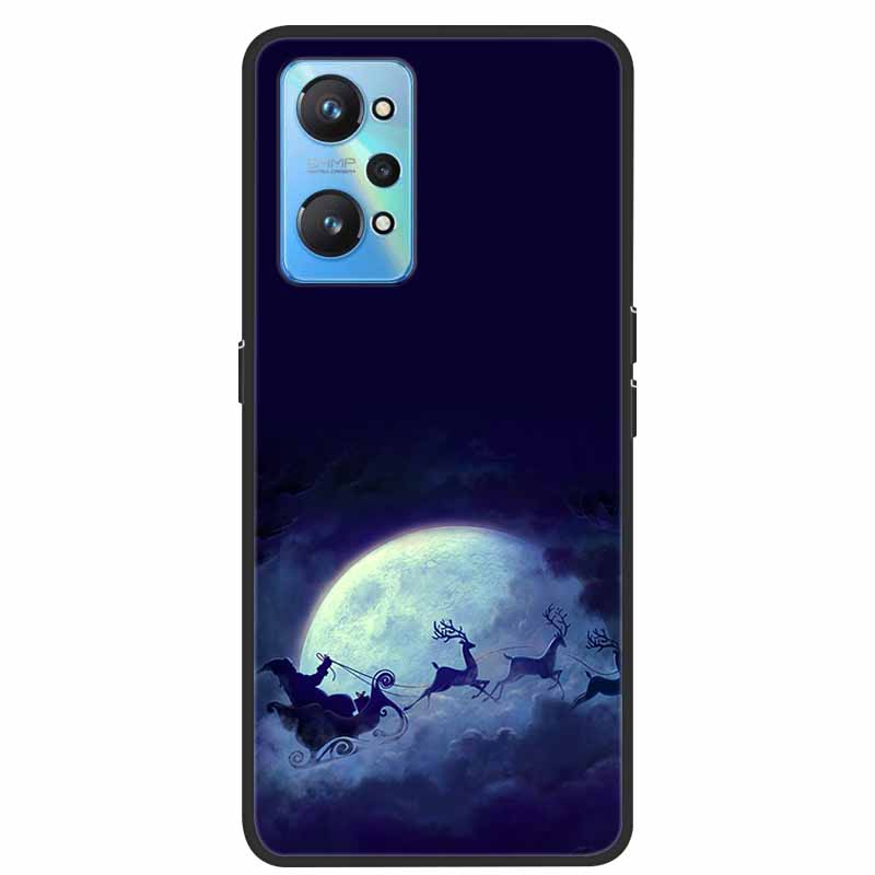 Christmas Cover For Realme GT Neo 2 2T 3 3T Cases Lovely Soft TPU Silicone Covers for Realme C21Y C25Y Q5 Pro Neo2 Neo3 Neo2T