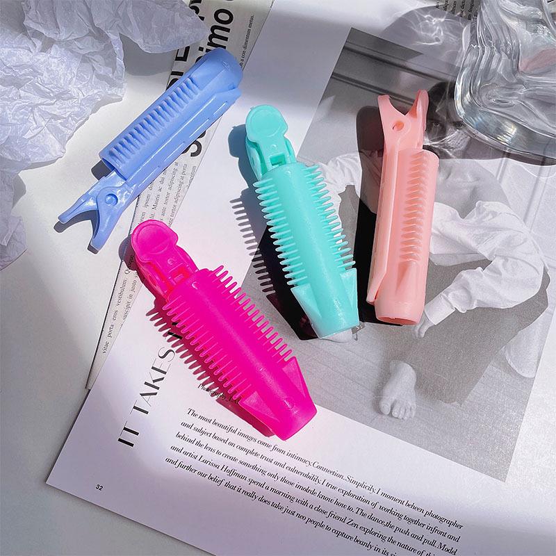 Пушистая заколка для корней волос для создания ленивых воздушных челок и фиксированных локонов