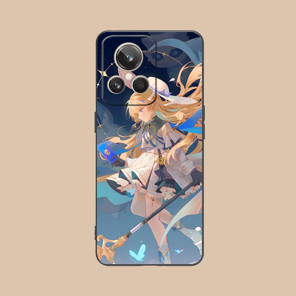 Wuthering Waves Phoebe Phone Case for Realme 15 14 13 12 11 10 9 Pro Plus T i Lite 5G Colorful Printing Cover Smartphone Luxury