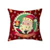 Милый Санта-Клаус на рождественскую тематику с принтом, чехол для подушки, украшение для дома, гостиной, дивана, квадратная подушка, наволочка