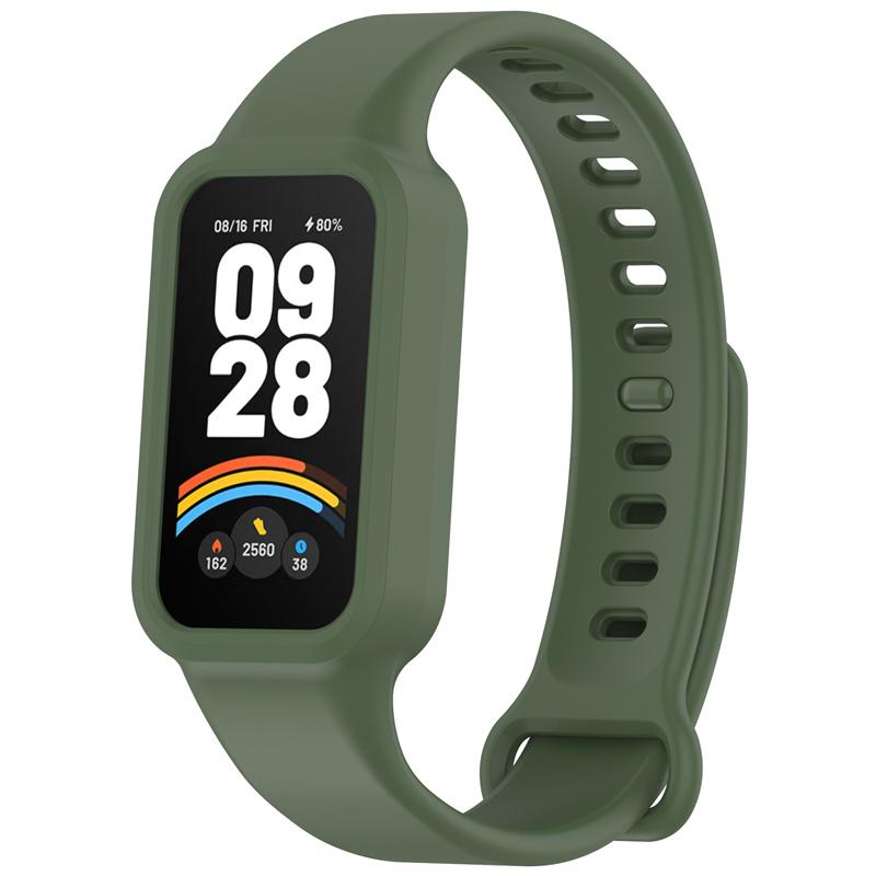 Силиконовый ремешок для Redmi Smart Band 3, сменный ремешок для часов Xiaomi Smart band 9, аксессуары для активного ремешка Correa