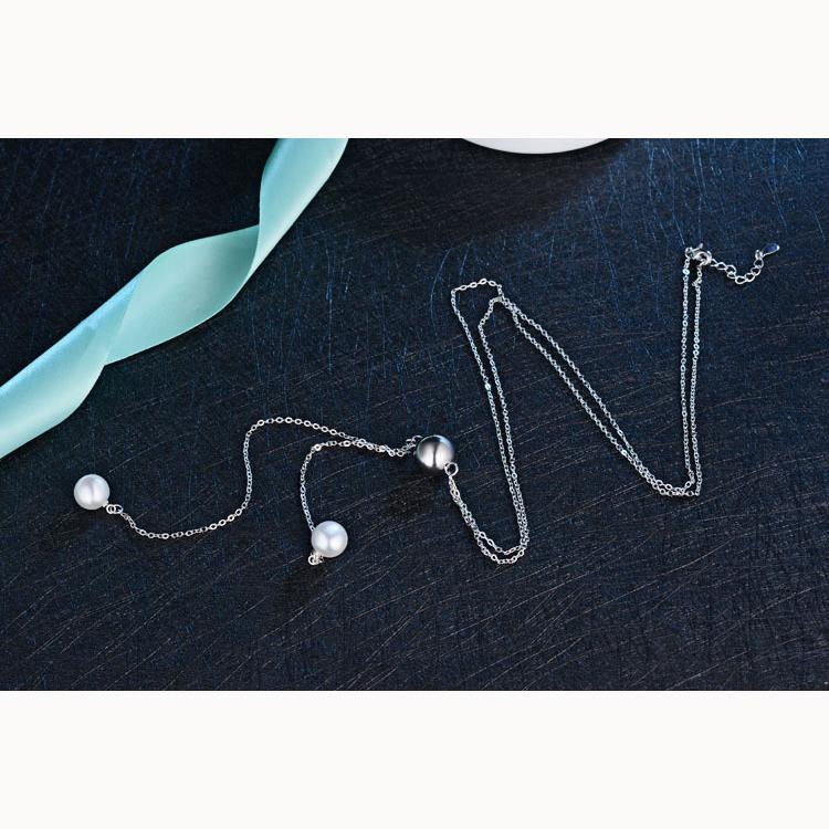 Fashion Elegant Necklace Accessories Female Pearl Sweater Chain Long Versatile Autumn and Winter Items of Jewelry