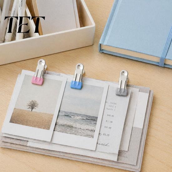 Heavy Duty Drying Line Hooks for Home Use 24PCS Stainless Steel Clothes Pegs, with Non-Slip Rubber Coating, Small Clamps Office Documents Laundry