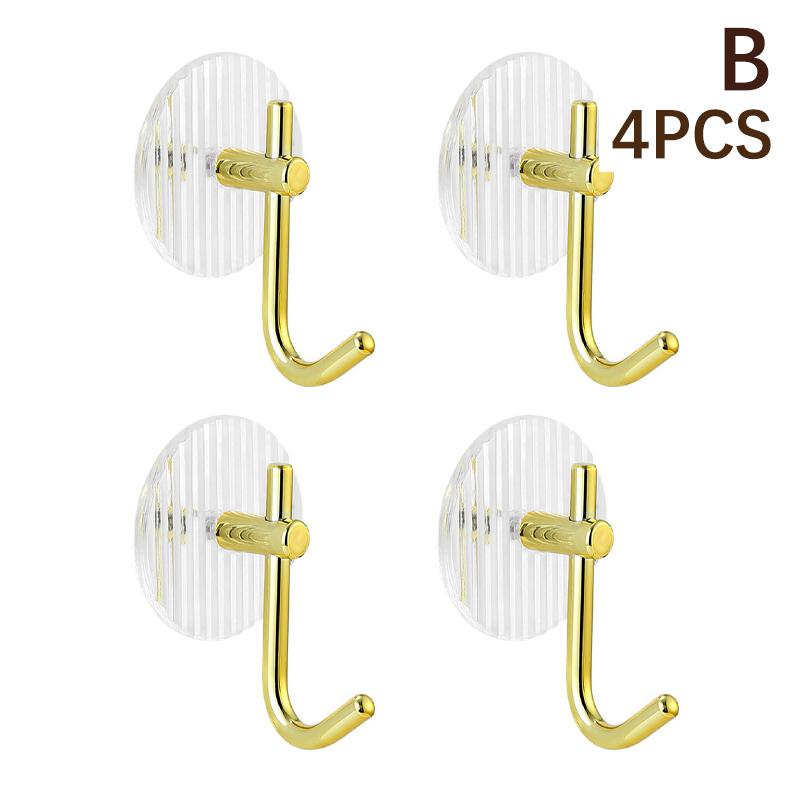 1/4 шт. самоклеящиеся настенные крючки акриловые крючки для ванной комнаты для подвешивания водонепроницаемые
