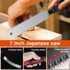 1/5 комплектов 7-дюймовых двухсторонних пил 14/17 TPI двухсторонние пилы портативные ручные пилы с гибким лезвием и противоскользящей ручкой мини
