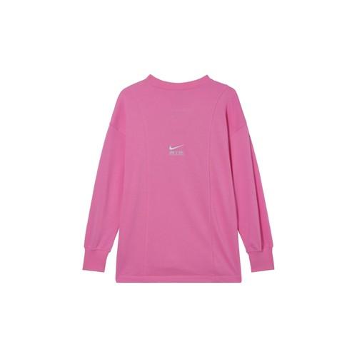 Nike Свободная толстовка с цветовыми блоками и логотипом-буквой для женщин