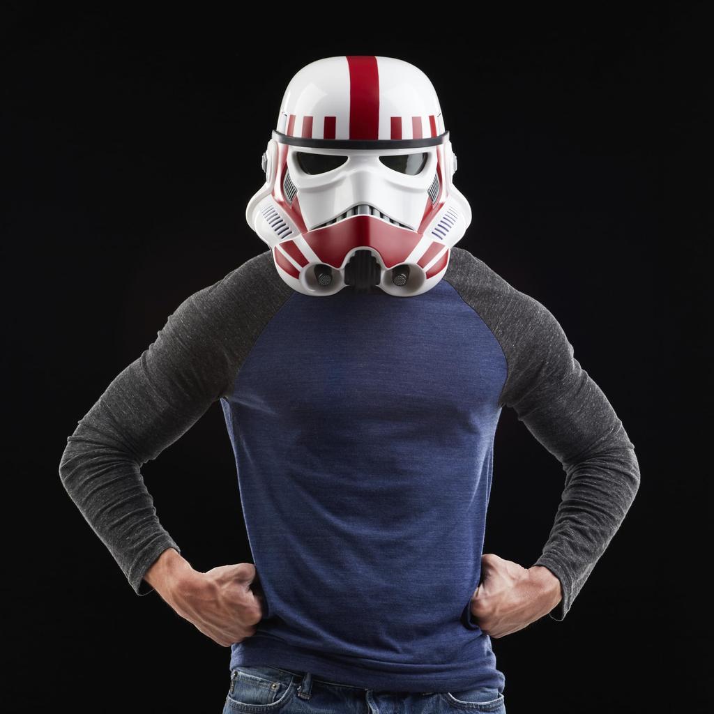 Hasbro Star Wars STAR WARS Black Series Star Wars Battlefront II Imperial Shock Trooper Премиум Электронный Шлем E2817 Оригинальный Продукт