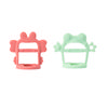 TGM Crab Wrist Teether + Case + Frog Wrist Teether, Crab (3 Months~), Frog (5 Months~), Snow Orange (crab), Candy Mint (frog), Korean Baby Products