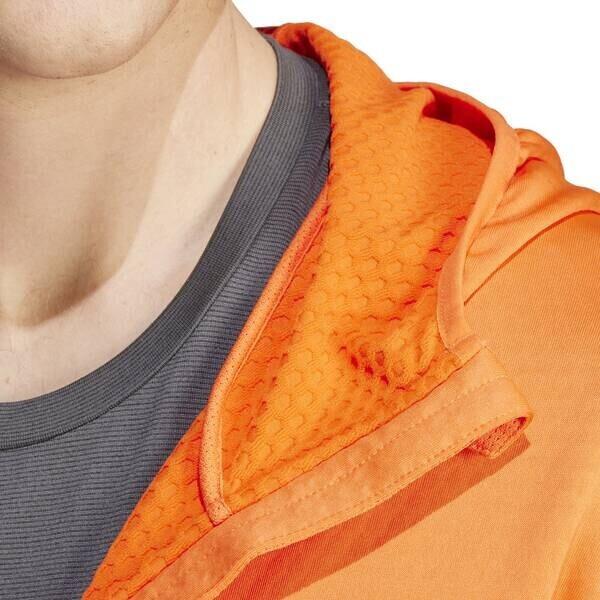 Куртка Adidas TERREX Xperior Light Fleece Hooded Jacket Men полуоранжевого цвета