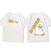 2026 Summer Psduck Kawaii Cartoon Tshirt Men Women Graphic Print Short Sleeve Tee Casual Streetwear Anime Top Fashion Trend Y2k