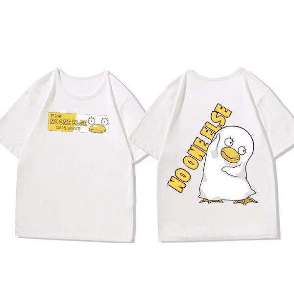 2026 Summer Psduck Kawaii Cartoon Tshirt Men Women Graphic Print Short Sleeve Tee Casual Streetwear Anime Top Fashion Trend Y2k