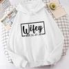 New Men'S Women'S Winter Autumn Fashion Hooded Wifey Casual Long Sleeve Hoody Hoodies Sweatshirts Loose Pullover