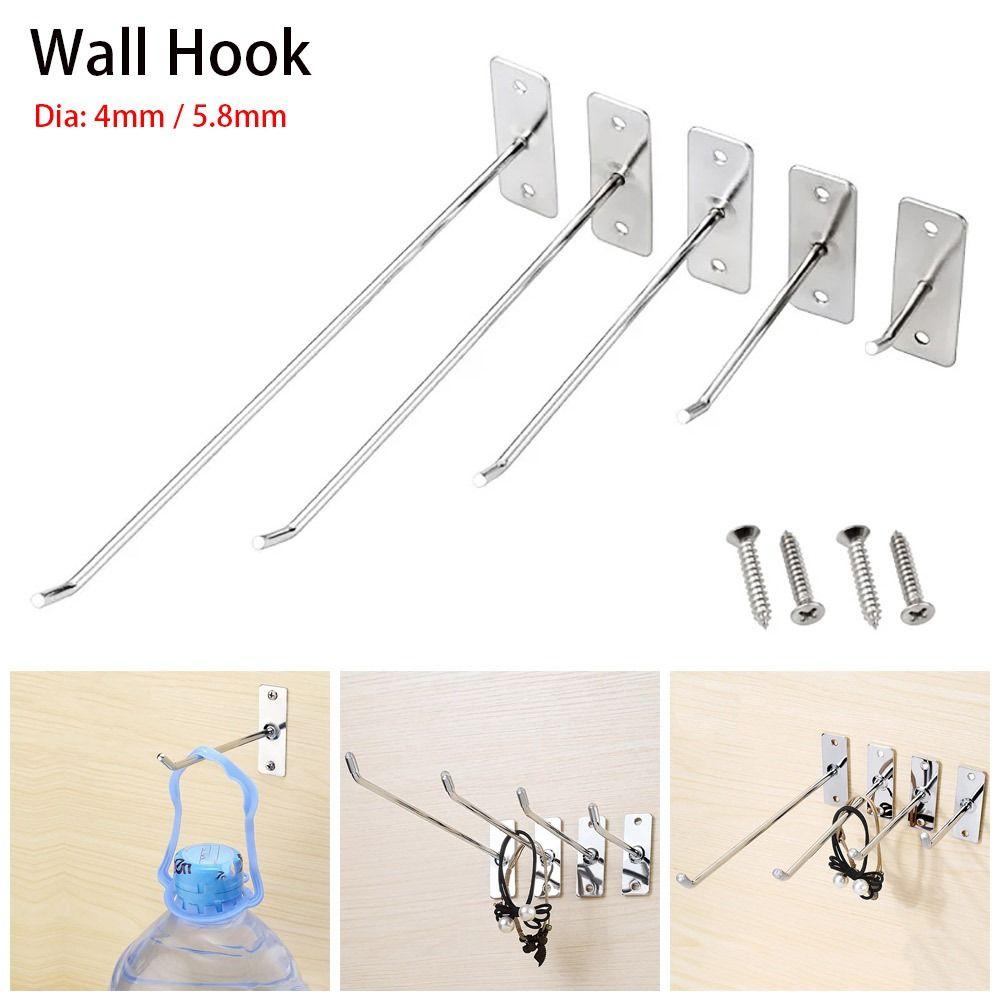 1Pcs Hardware Tool Single Line Hook Display Lewelry Hole Board Hook New Wall Hook