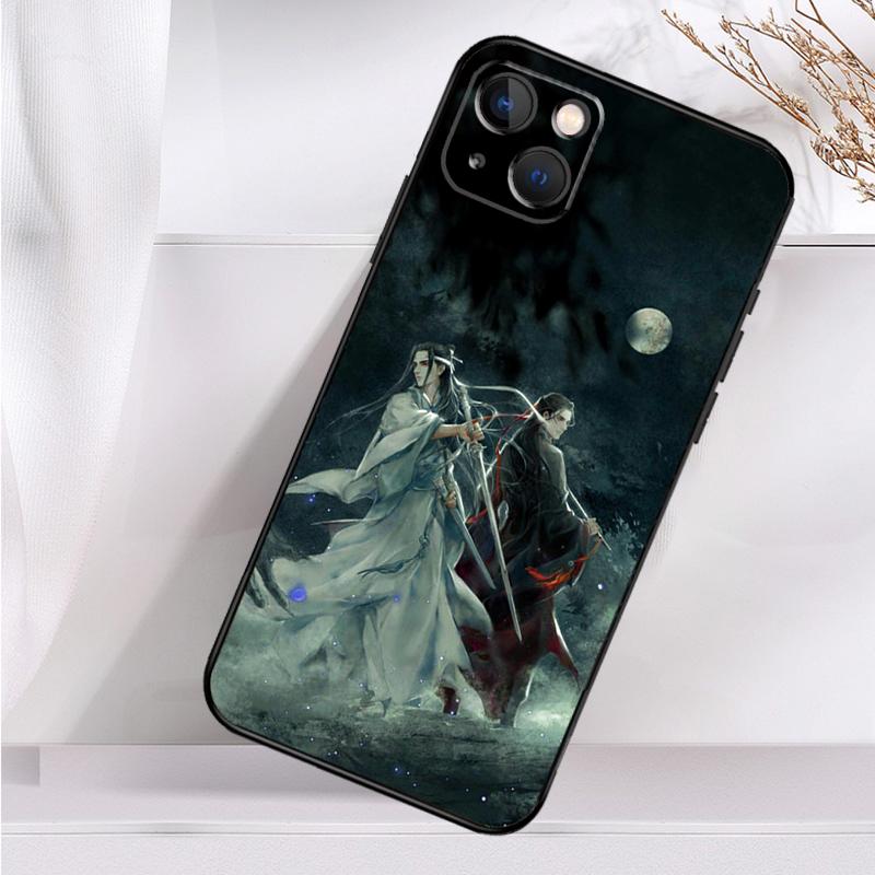 Аниме Мо Дао Цзу Ши Ударопрочный Чехол Для iPhone 17 Pro Max 11 14 15 16 Plus 12 13 Mini 16e 17 Air Чехол для Телефона