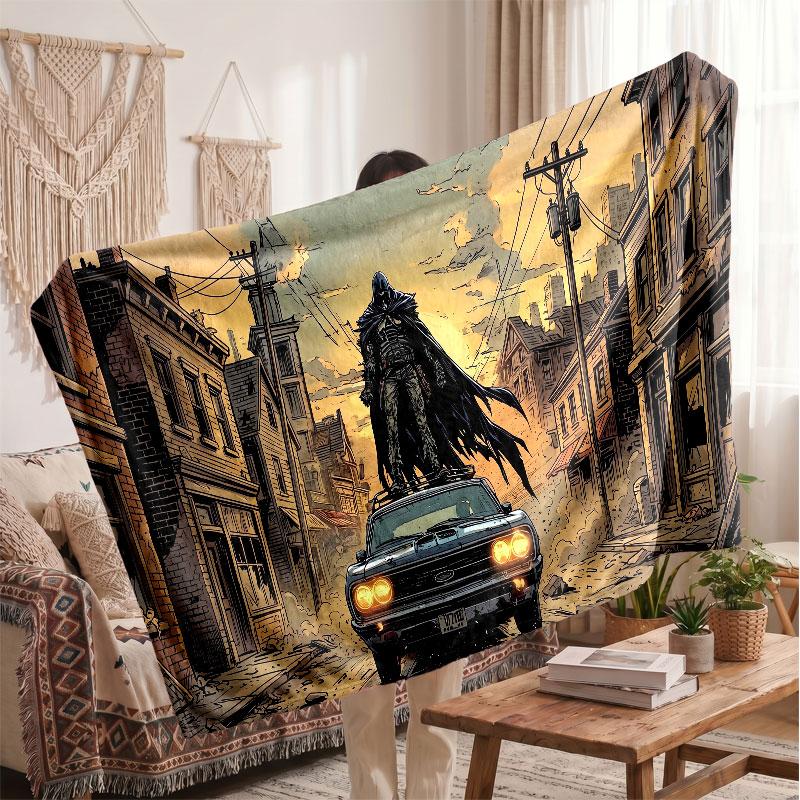 Warm Flannel BlanketJeepers Creepers The Creeper Soft Cozy Throw Blanket for Bedroom Couch