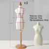 Mini Female Mannequin for 1/2 1/3 1/4 Doll Clothing Display Stand DIY Dollhouse Miniature Ornaments Supplies