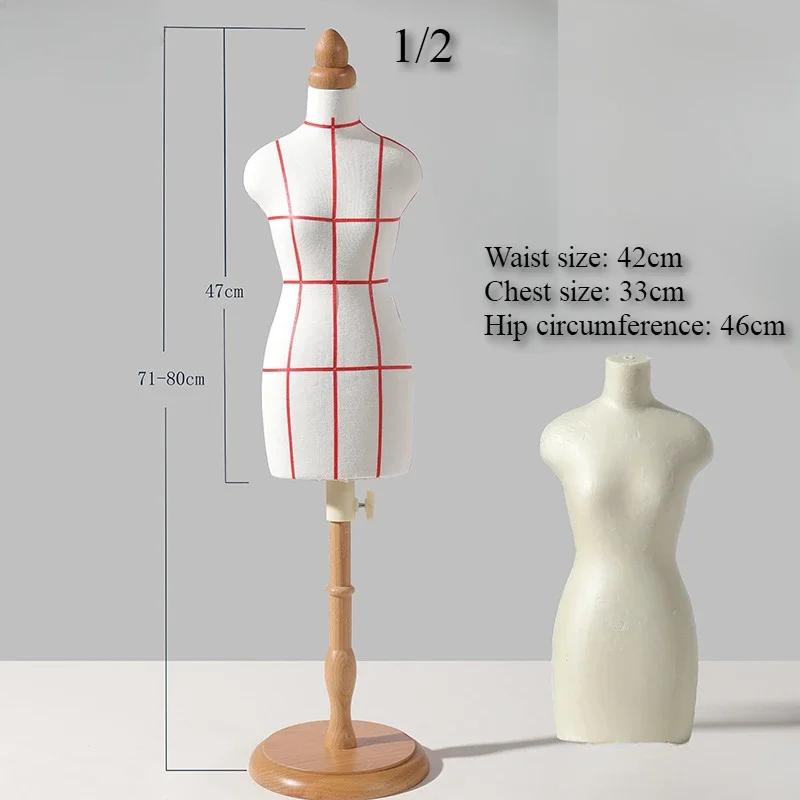 Mini Female Mannequin for 1/2 1/3 1/4 Doll Clothing Display Stand DIY Dollhouse Miniature Ornaments Supplies