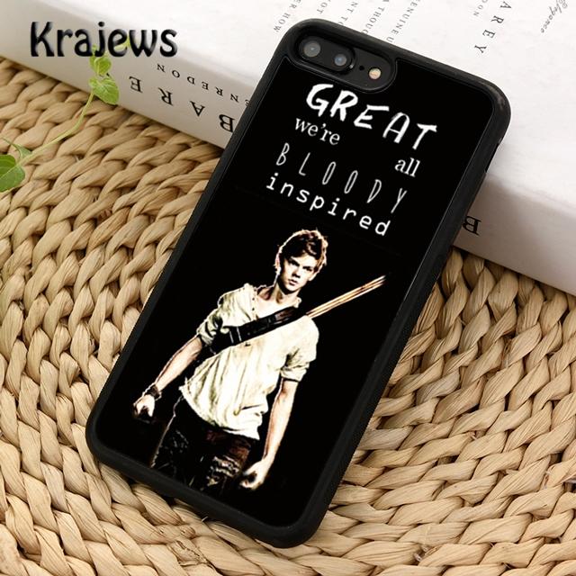 Чехол для телефона Krajews The Maze Runner Poster Newt для iPhone 17 Air 16 15 14 plus 11 12 13 pro max coque Fundas