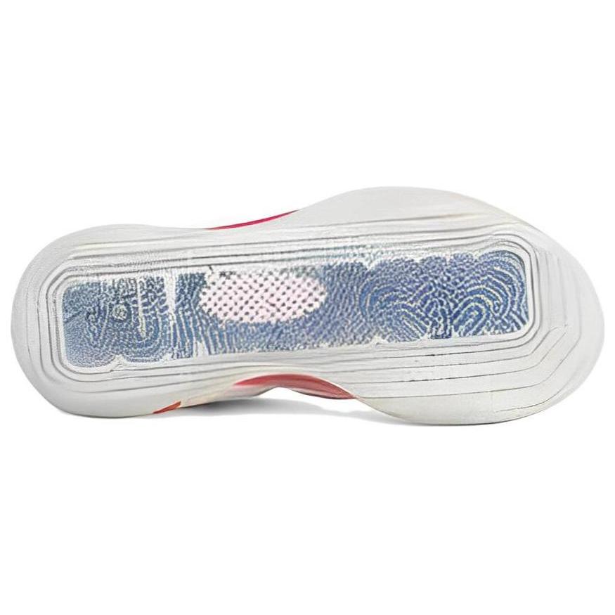 Li Ning Wade 808 Ultra Тканевая амортизация Скользкие Устойчивые к истиранию Низкие Баскетбольные кроссовки Мужские Белый Красный ABAS113-6