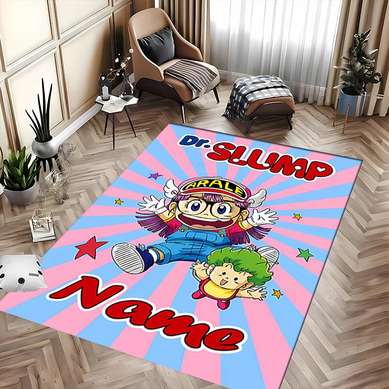 Custom personalization Arale Norimaki Area Rug - Perfect For Kitchen, Bathroom,Laundry Room Decor Large Size Available,Gift All Seasons