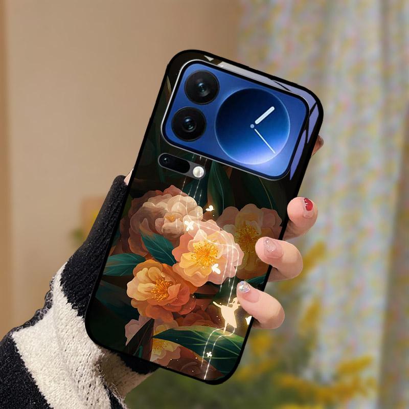 Для Xiaomi 17 Pro Max 17Pro Mi 17 Чехол Ударопрочный Закаленное Стекло Защитная Крышка Телефона Для Xiaomi17 Pro 17ProMax Задний Бампер Fundas Coque