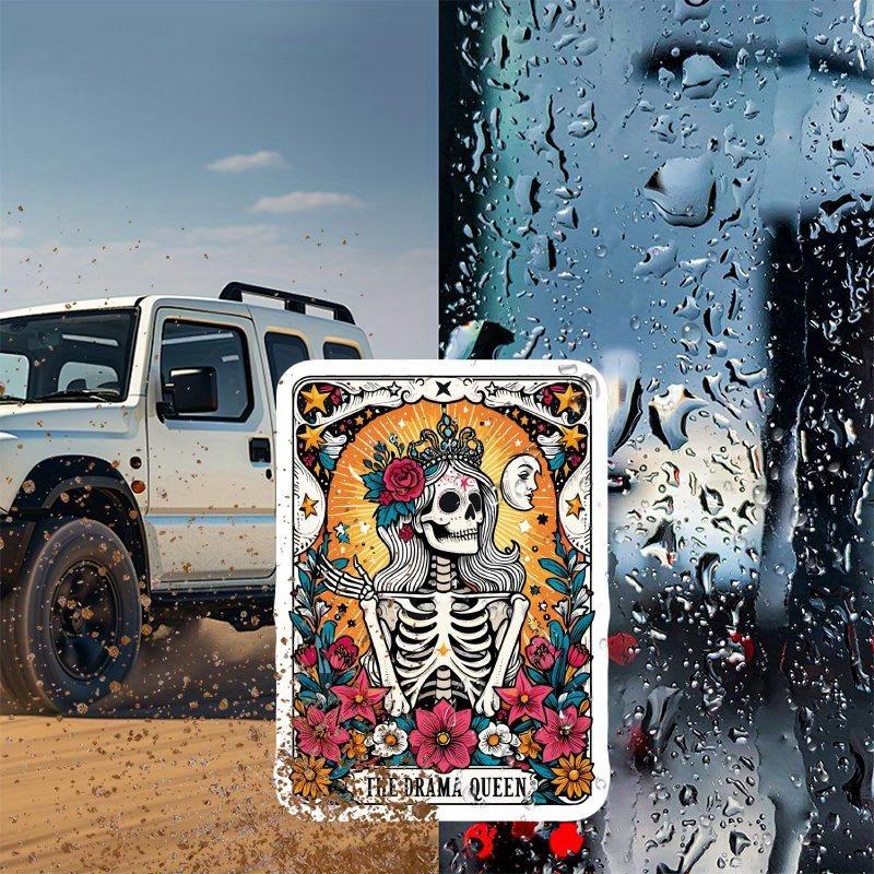 Cartoon Skull Vinyl Stickers Plot Queen Design Self-Adhesive Decals for Car Laptop Water Bottle Decoration Q146