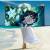 1pc Demon Slayer4 Beach Towel, Comfortable and Thick, and Swimming/Bath/Picnic/Camping Towel, Suitable for Seaside Beaches