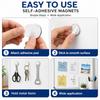 10/12/15/20mm Strong Magnets with Double Sided Adhesive Backing Round Permanent Powerful Neodymium Disc for Fridge Craft Sticker