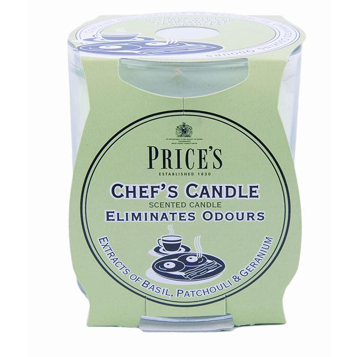 Prices Chefs Jar Scented Candle Basil Patchouli & Geranium