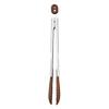 Walnut Wood Stainless Steel Kitchen Tongs Food Clip with Locking Mechanism Heat Resistant