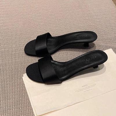 Виноградные кожаные сандалии на низком каблуке с одной бретелькой от Mom's Silk для женщин