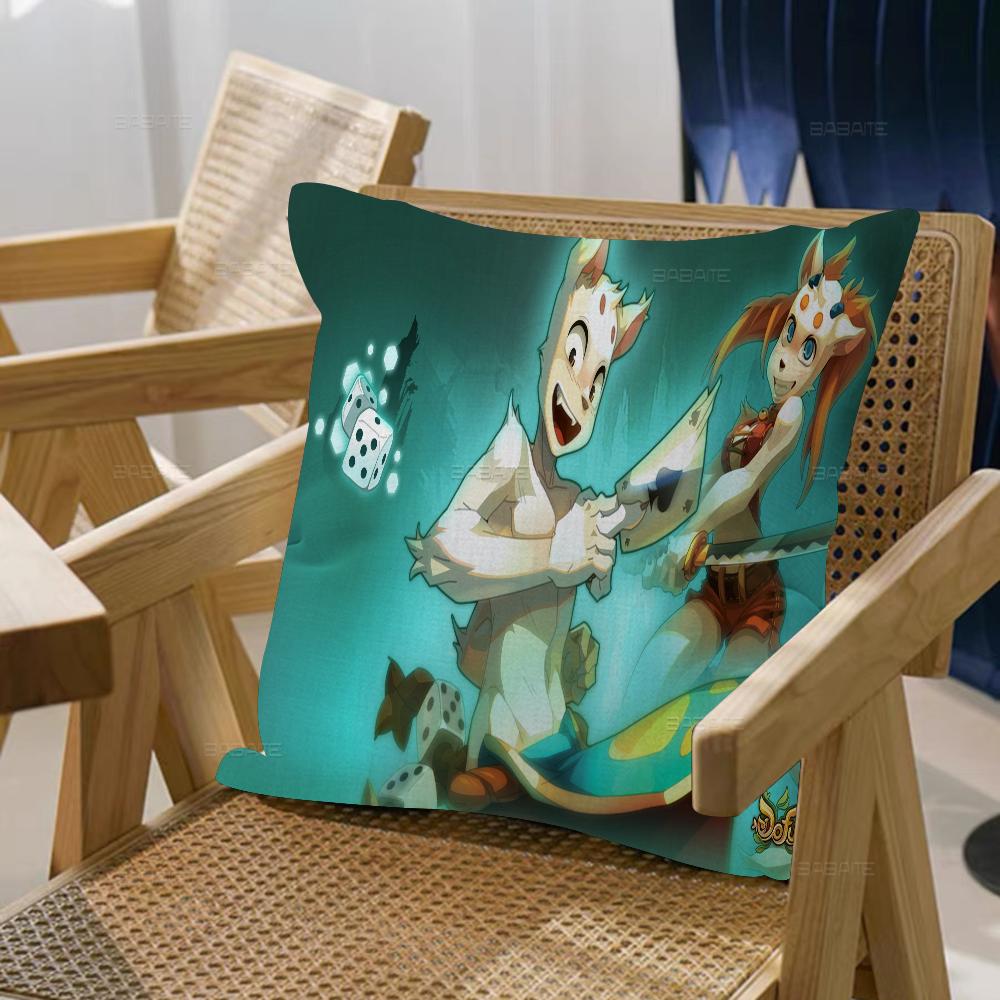 Наволочка Dofus x Полиэстеровые диванные подушки Декоративные пледовые подушки Домашний декор Наволочка