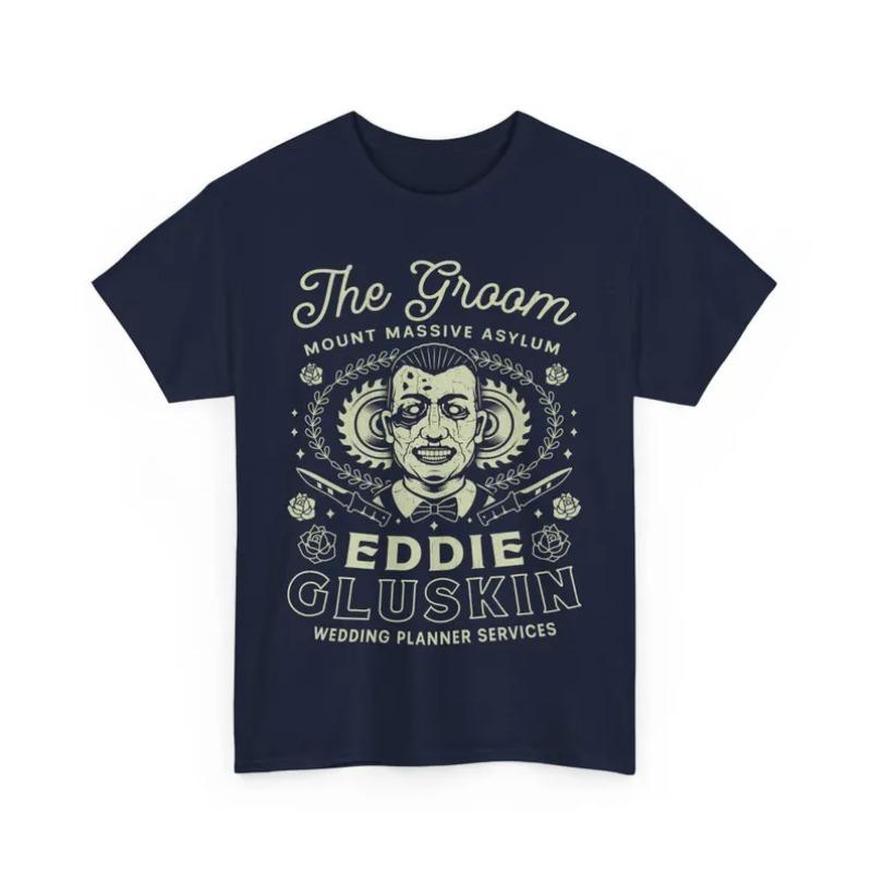 Outlast Eddie Gluskin The Groom Game Graphic Vintage Y2K T Shirt Women Unisex Cotton Tee Summer Spring Oversized Novelty Loose Tops