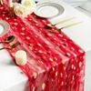 Тюлевая скатерть-дорожка с ромашками, Весенняя цветочная скатерть-дорожка, Деревенская цветочная скатерть-дорожка для свадьбы, детского праздника, дня рождения, Декор в стиле кантри