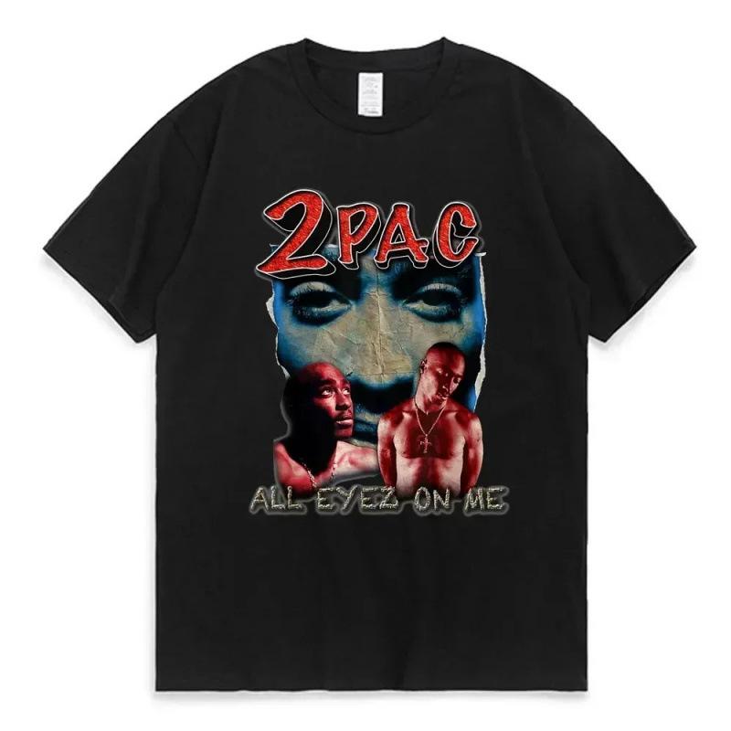Women's T-shirt Rapper Tupac Tops Hip Hop Setwear