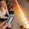 Контроллер гирлянды Пульт дистанционного управления Контроллер светодиодной ленты 8 режимов USB Плата для 100LED 200LED Гирлянд Медная проволока Звездные огни