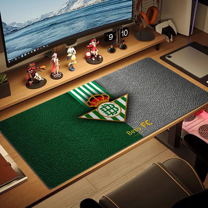Real Betis Mouse Pad Large Gaming Table Cushion Non-slip Laptop Tablet Big Mousepad XXL Mat Mini PC Playmat With Lock edge_xia