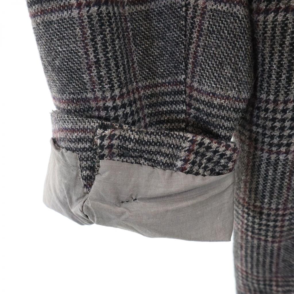 TAGLIATORE сделано в Италии Твидовый пиджак в клетку 50 Серый Мужской Б/У